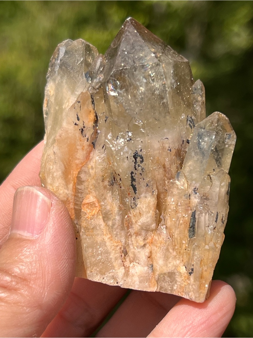 Kundalini (2) citrine point | Crystal